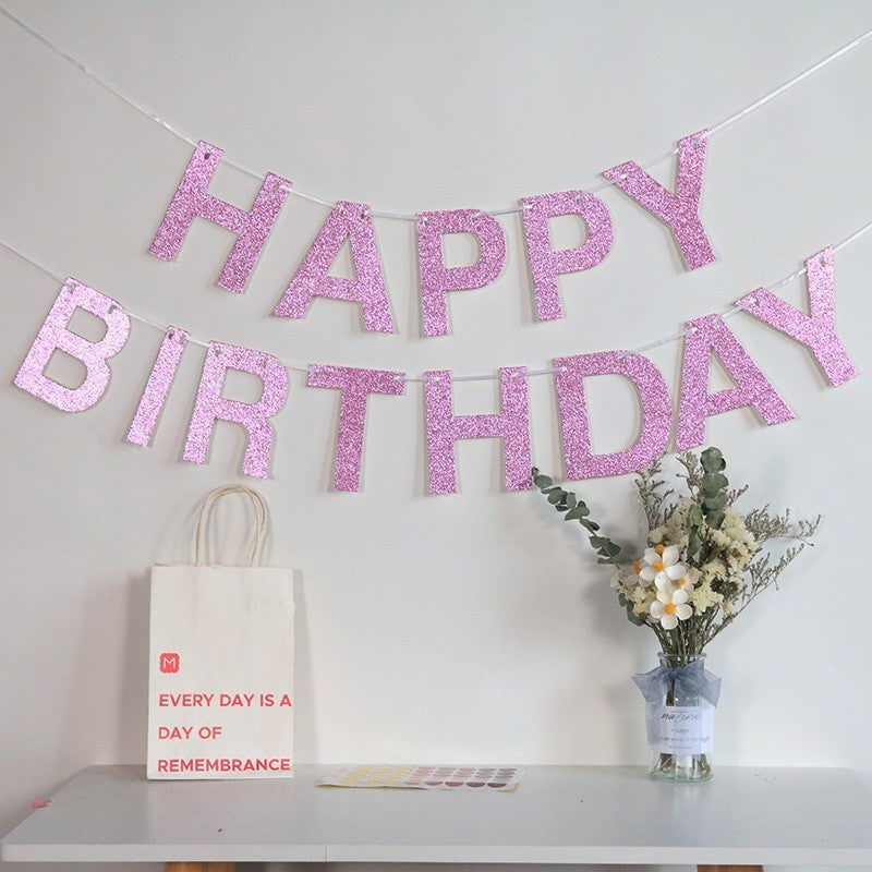 Happy Birthday Wall Decoration Banner