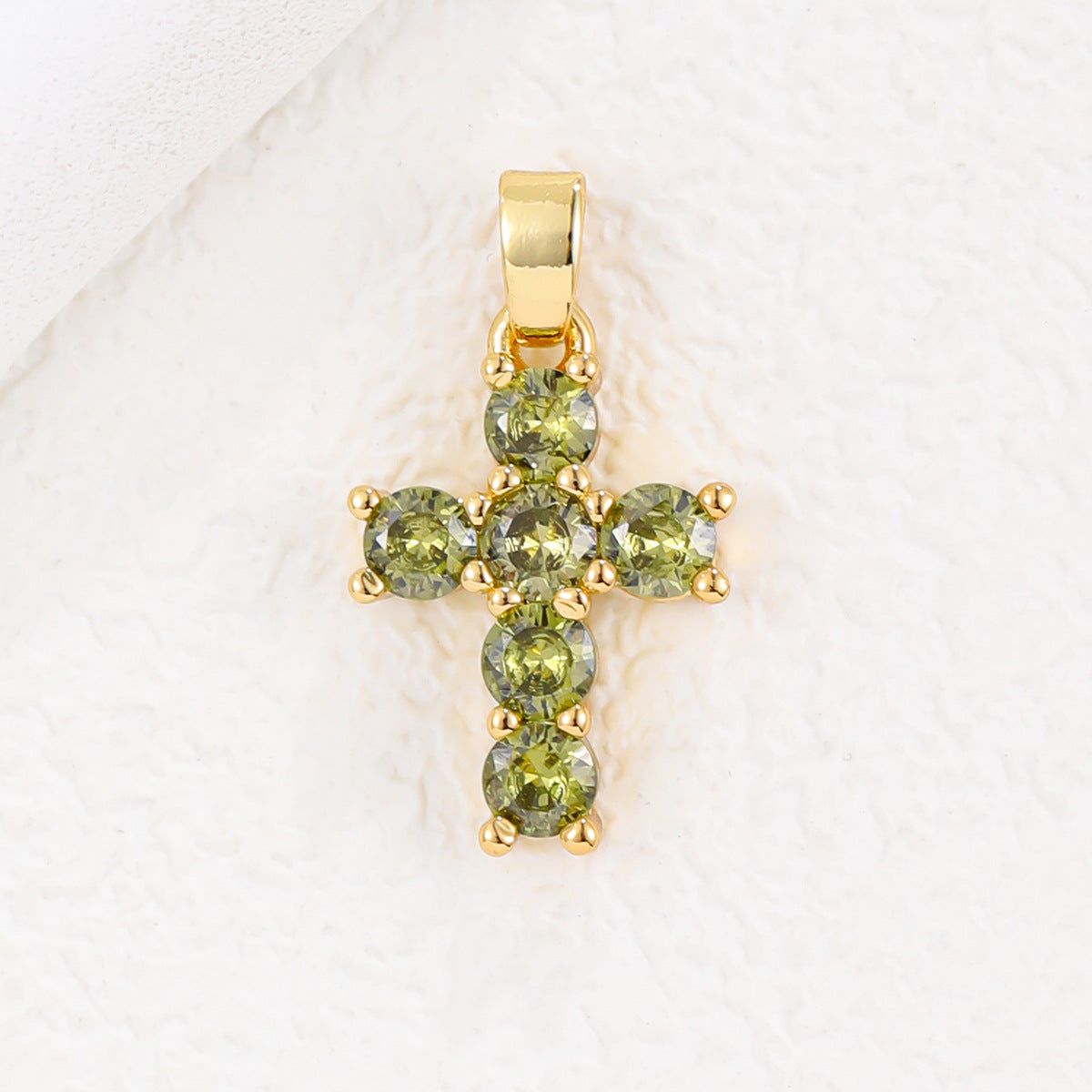 Cross Necklace – Zirconium Birthstone Jewelry