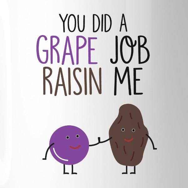 Grape Job Mug – Funny Coffee Cup