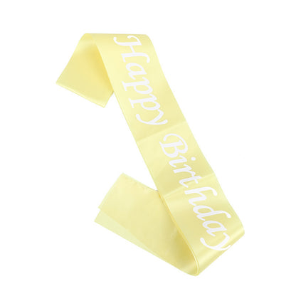 Happy Birthday Celebration Belt