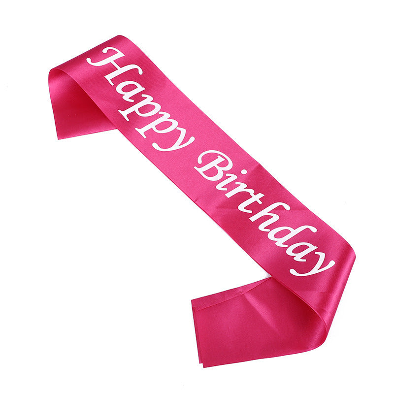 Happy Birthday Celebration Belt