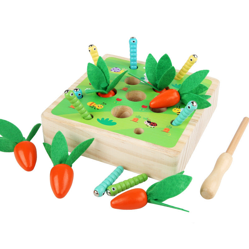 Pull Carrot Puzzle – Early Learning Toy