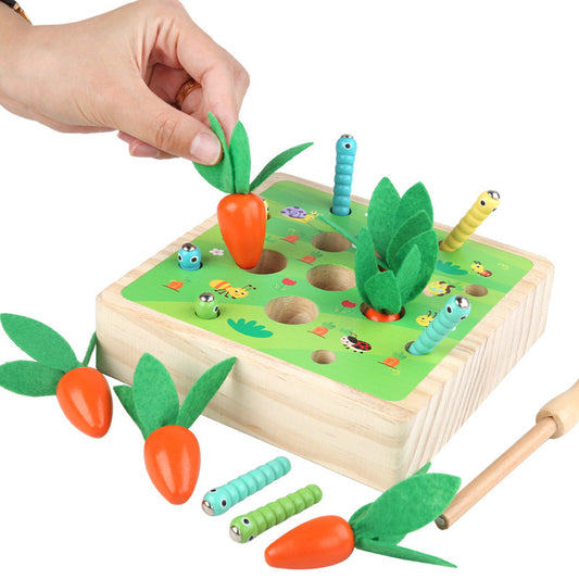 Pull Carrot Puzzle – Early Learning Toy