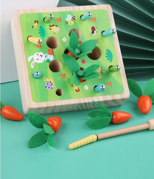 Pull Carrot Puzzle – Early Learning Toy