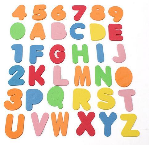 Educational 36 Letters and Numbers Set for Kids