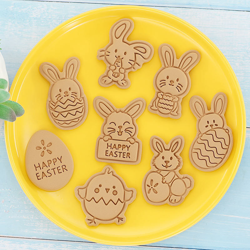 Easter Egg Cookie Press – Bunny Design Mold