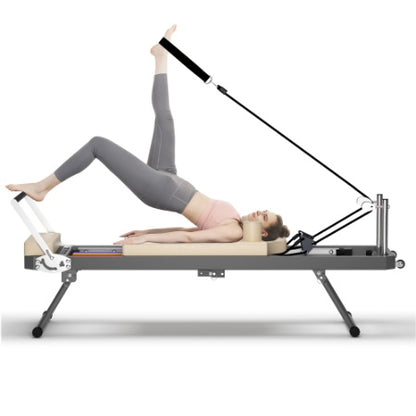 Compact Pilates Reformer – Home Gym Workout (330lbs)