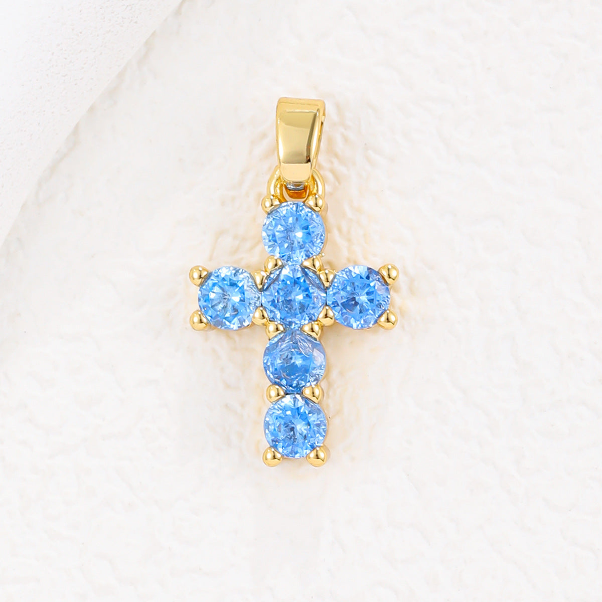 Cross Necklace – Zirconium Birthstone Jewelry