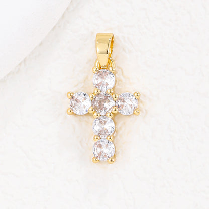 Cross Necklace – Zirconium Birthstone Jewelry