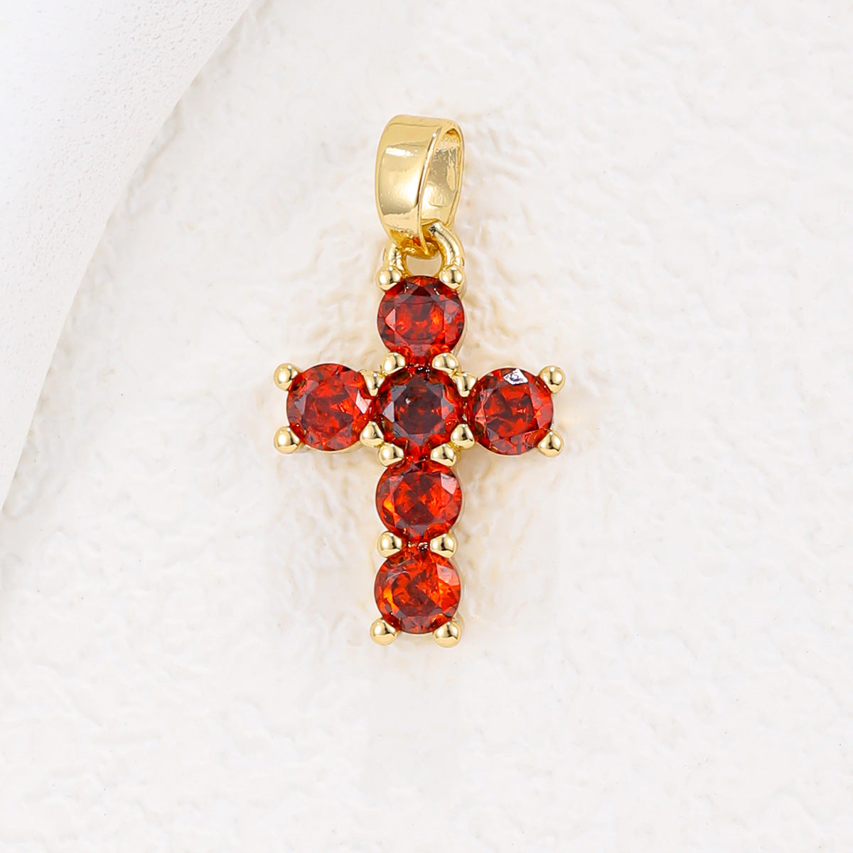 Cross Necklace – Zirconium Birthstone Jewelry