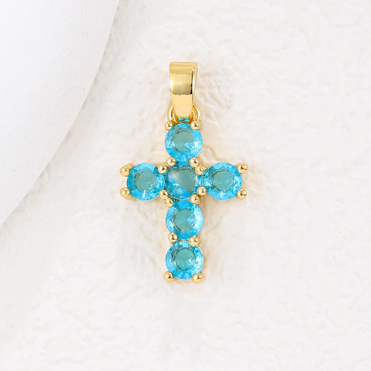 Cross Necklace – Zirconium Birthstone Jewelry
