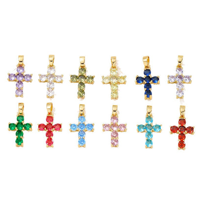 Cross Necklace – Zirconium Birthstone Jewelry