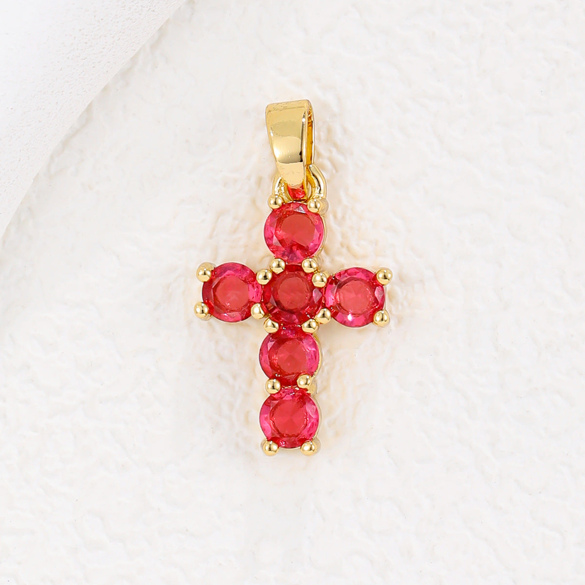 Cross Necklace – Zirconium Birthstone Jewelry