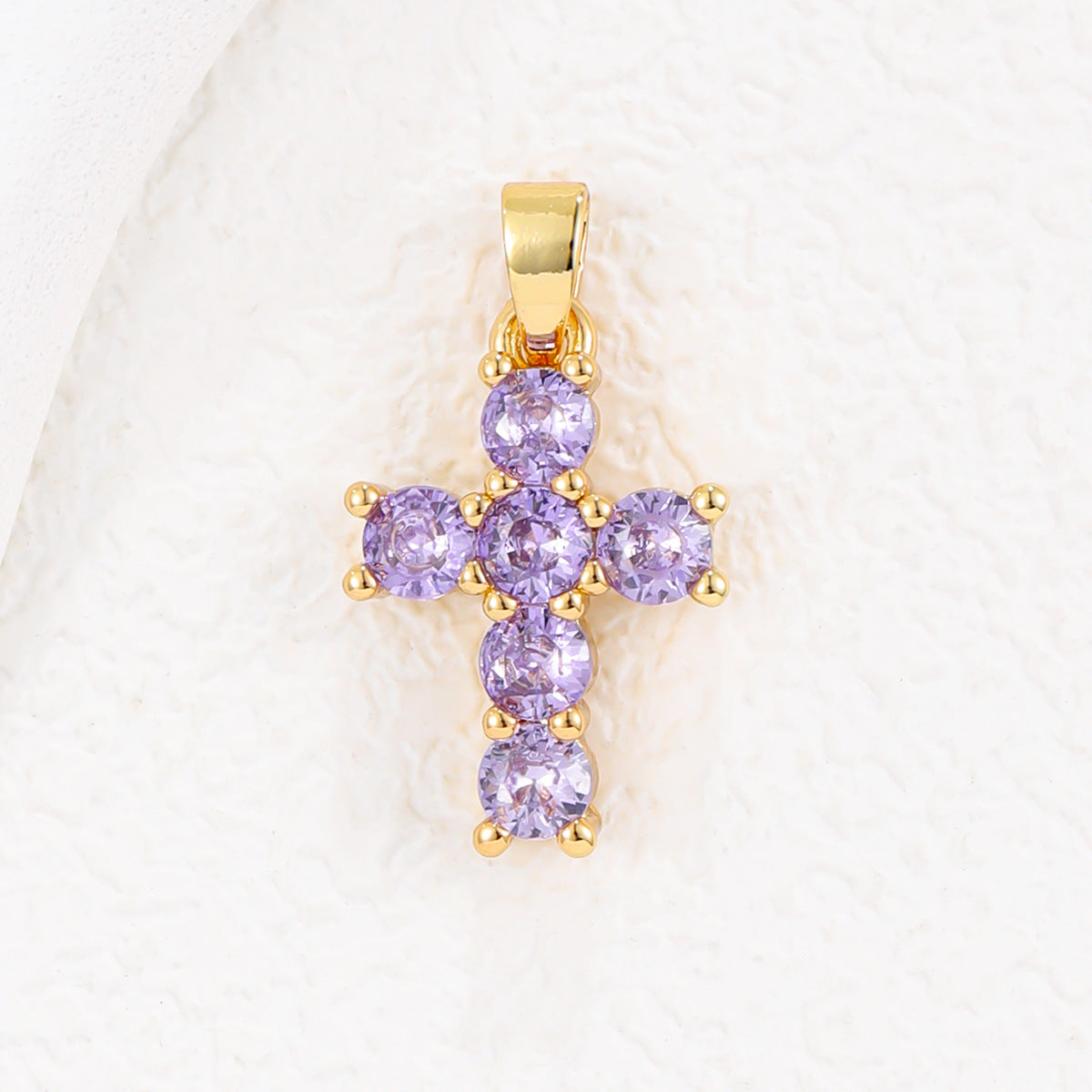 Cross Necklace – Zirconium Birthstone Jewelry
