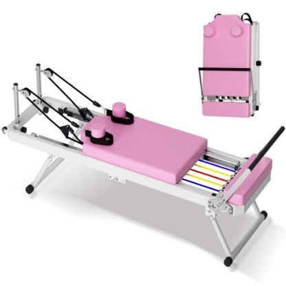 Compact Pilates Reformer – Home Gym Workout (330lbs)