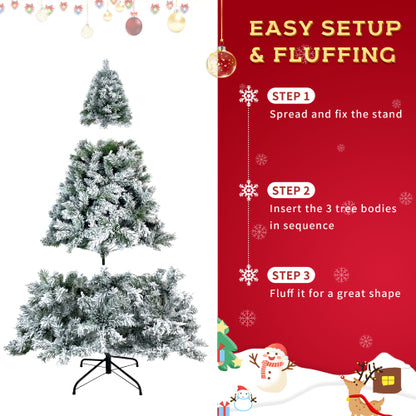 Snow Flocked Artificial Christmas Tree